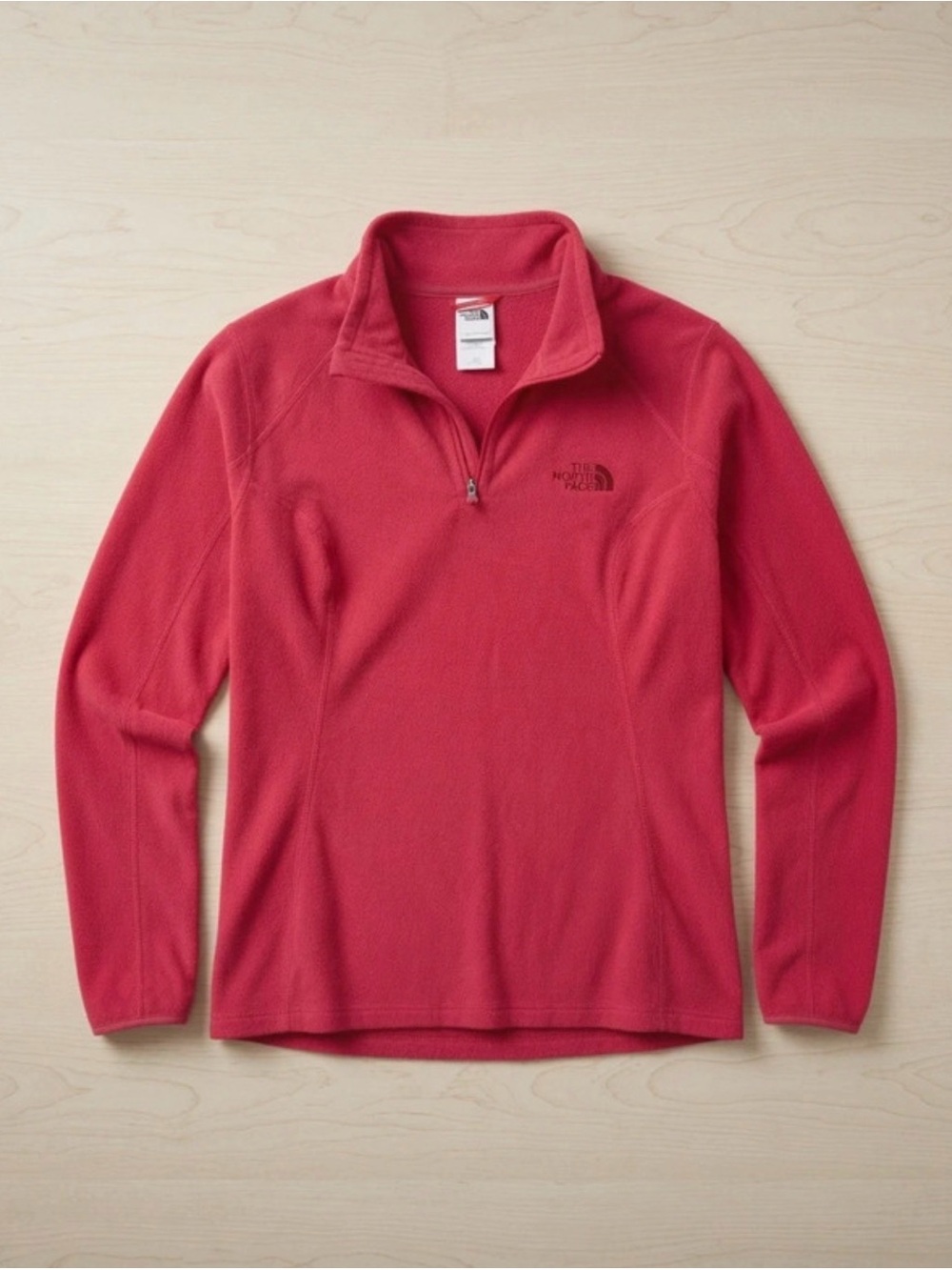 The North‎ Face Women’s Pink Quarter Zip Fleece Pullover Size Small